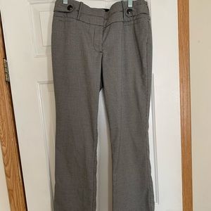 Black and white slacks